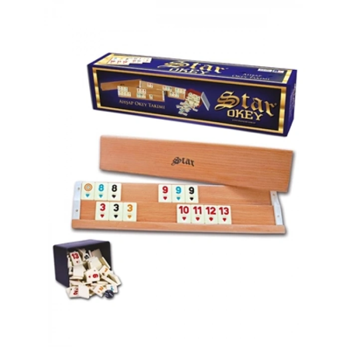 3E Grup - Star Ahşap Okey Takımı 1010013