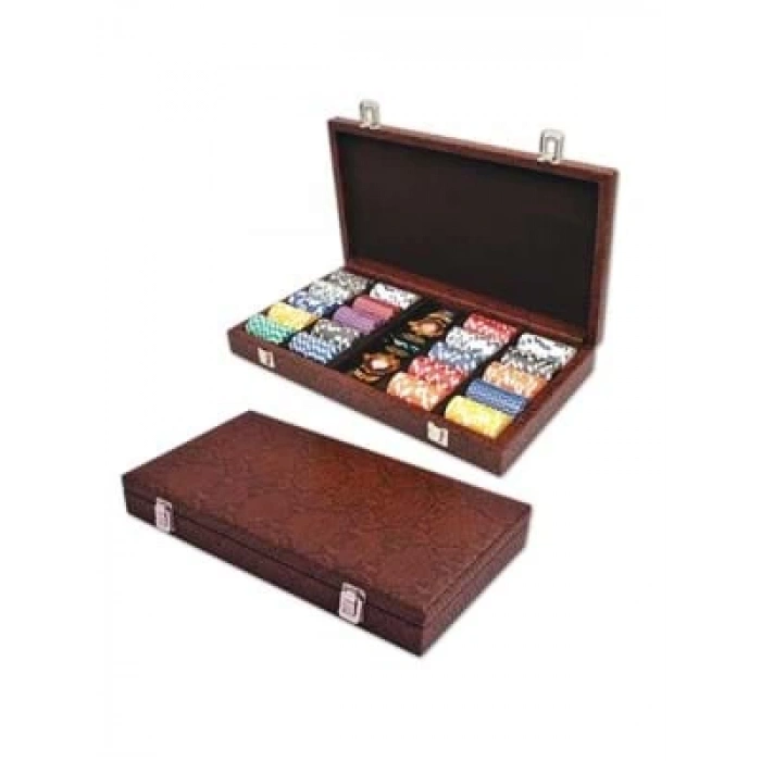 3E Grup - Star Deri Çantalı Poker Çipi 300lük 1086155