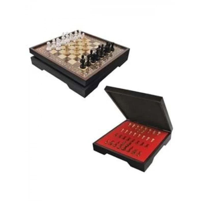 3E Grup - Star Vip Satranç Takımı Küçük Ceviz 1050439