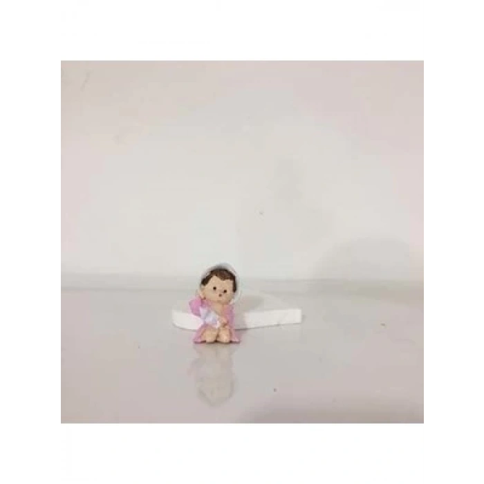 3E Grup - Sükseli Teraryum Objesi Kız Bebek Pembe S43