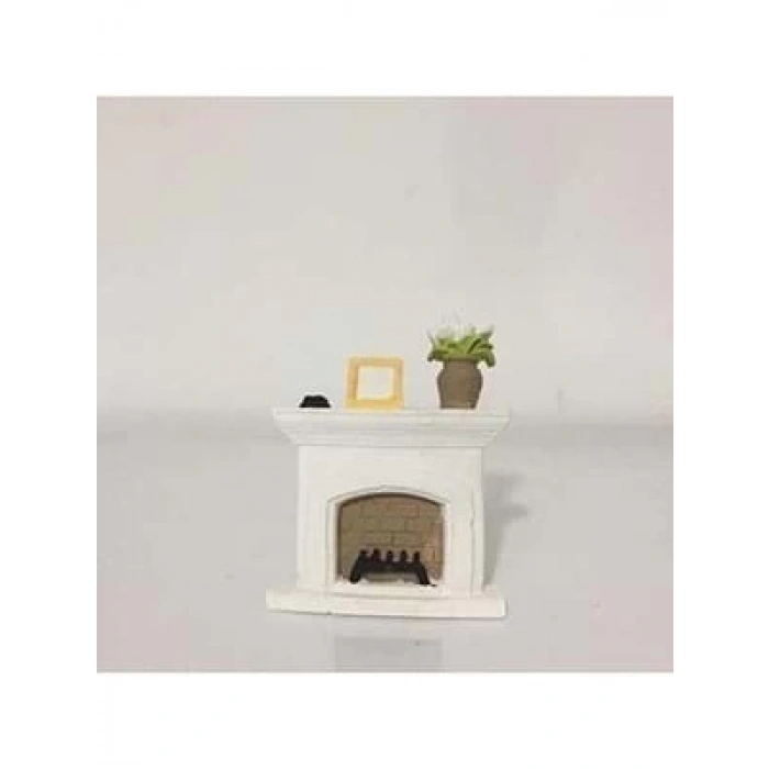 3E Grup - Sükseli Teraryum Objesi Mobilyalı Şömine A252625