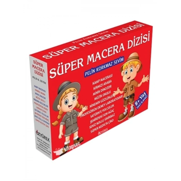 3E Grup - Süper Macera Dizisi 10 Kitap- Özyürek Yayınları