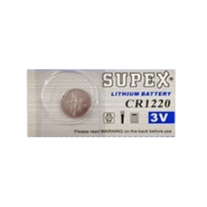 3E Grup - Supex Cr1220 3v Lityum Pil