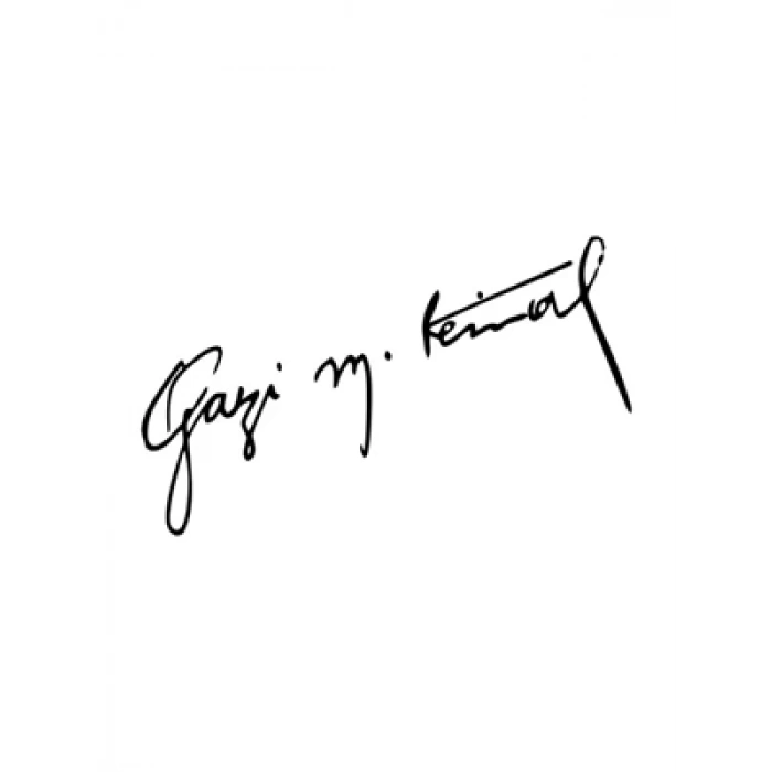 3E Grup - Svn Ata Gazi İmza Folyo Sticker No:1