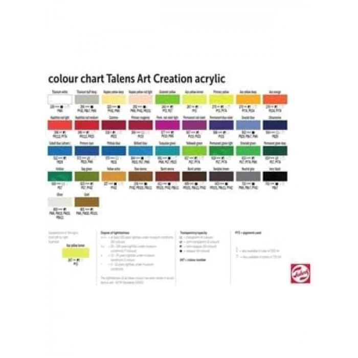 3E Grup - Talens 40 Ml Art Creatıon Yağlı Boya Vırıdıan 616