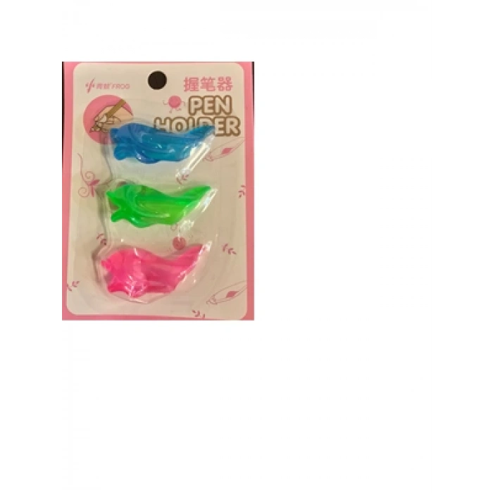 3E Grup - Taros Silikon Kalem Tutacağı 3lü Balık Şekilli 3356