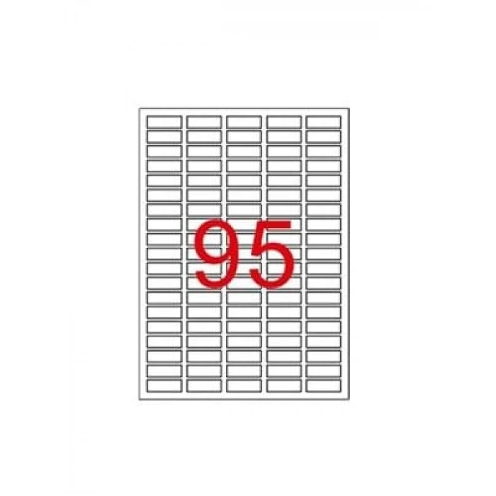 3E Grup - Tekno 12x30 Mm Laser Etiket 100lü Bk-2095