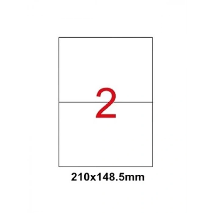 3E Grup - Tekno 210x148.5 Mm Laser Etiket 100 Lü Bk-2100