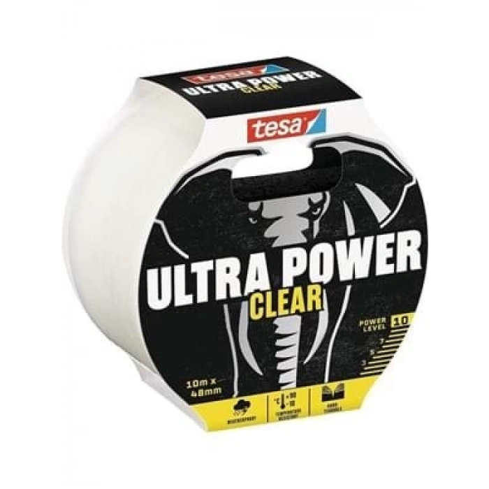 3E Grup - Tesa 48 Mmx10mt Extra Power Şeffaf Tamir Bantı 56496