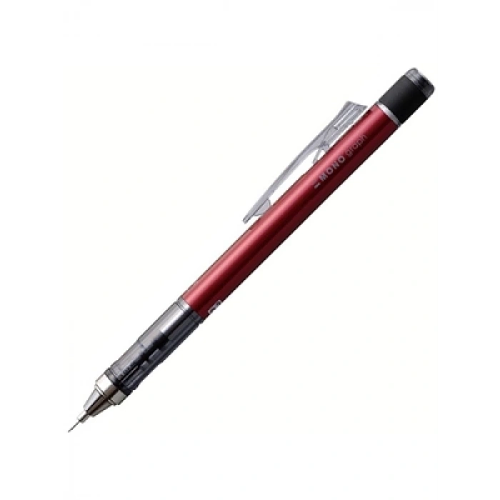 3E Grup - Tombow Mono Graph 0.3 Mm Shake Mekanik Versatil Kalem Dark Red Mg31r3