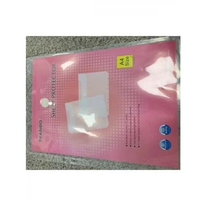 3E Grup - Tranbo A4 Çıtçıtlı Dosya Şeffaf Dikey T1199