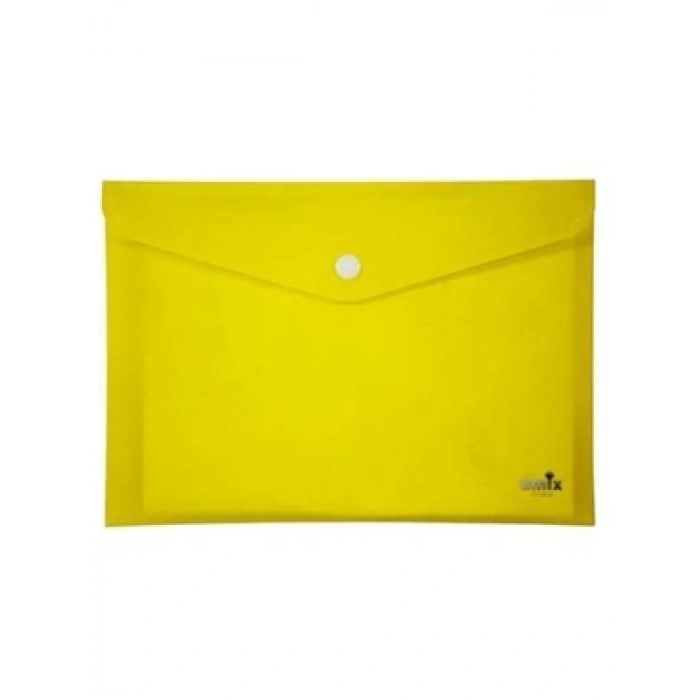 3E Grup - Umix A4 Çıtçıtlı Zarf Dosya Sarı U1120n-sa-eko