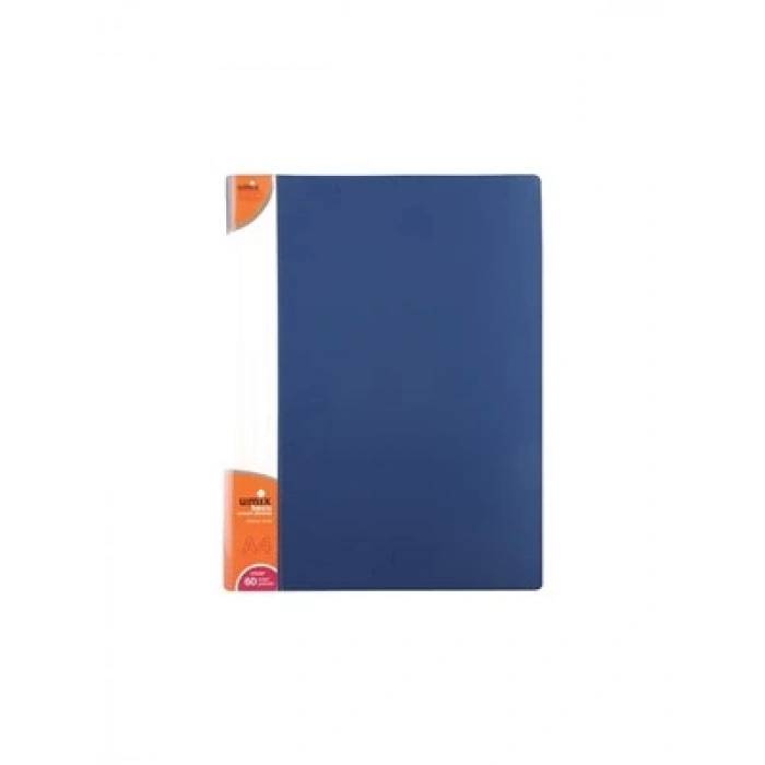 3E Grup - Umix Basıc A4 Sunum Dosyası 60 Lı Mavi U1154p