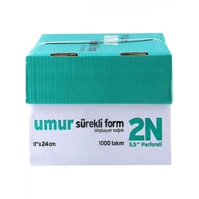 3E Grup - Umur 11x24 Sürekli Form 2 Nüsha 60 Gr 1000 Li 5.5