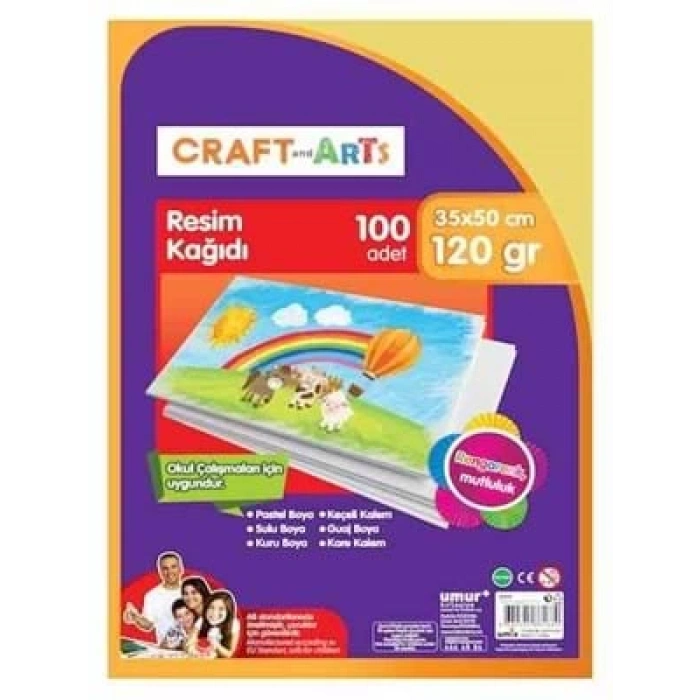 3E Grup - Umur 35x50 100-120 Gr Resim Kağıdı 100lü 2096