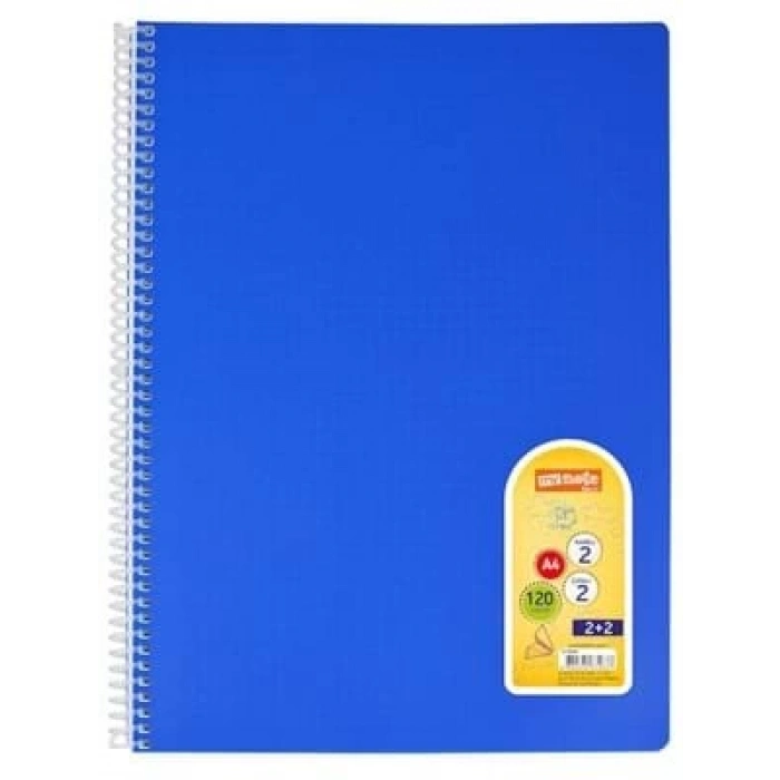 3E Grup - Umur Mynote A4 120yp 2+2 Bölmeli Pp Kap.spir.defter Uc39006