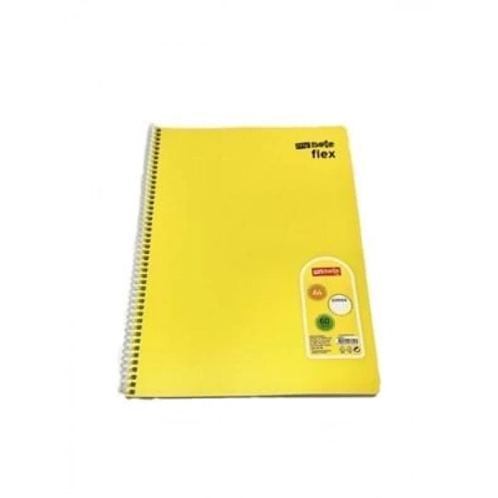 3E Grup - Umur Mynote Flex A4 Pp Kapak Spiralli Defter Kareli 40 Yp Uc38040-k