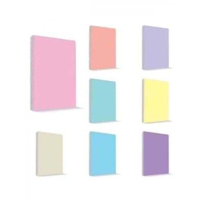 3E Grup - Umur Mynote Flex Pastel A4 Pp Kapak Spiralli Defter Çizgili 40 Yp Mfxpa-a440-ç