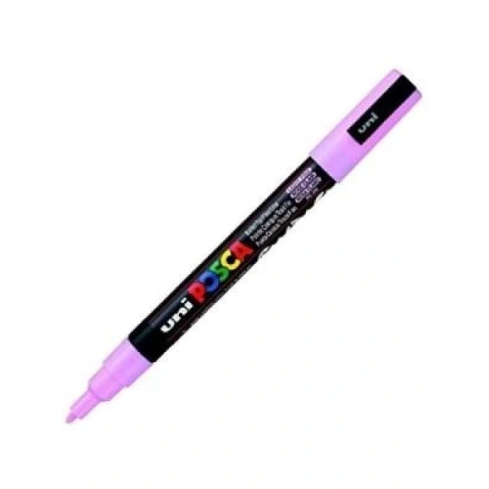 3E Grup - Uni Posca 0.9-1.3 Su Bazlı Poster Markörü Lıght Pınk Pc-3m