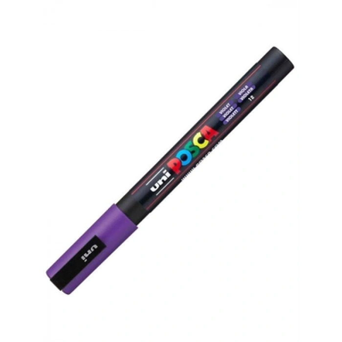 3E Grup - Uni Posca 0.9-1.3 Su Bazlı Poster Markörü Vıolet Pc-3m