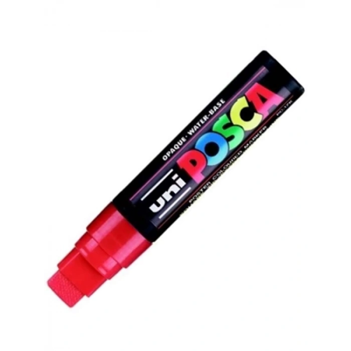 3E Grup - Uni Posca 15.0 Su Bazlı Poster Markörü Kırmızı Pc-17k