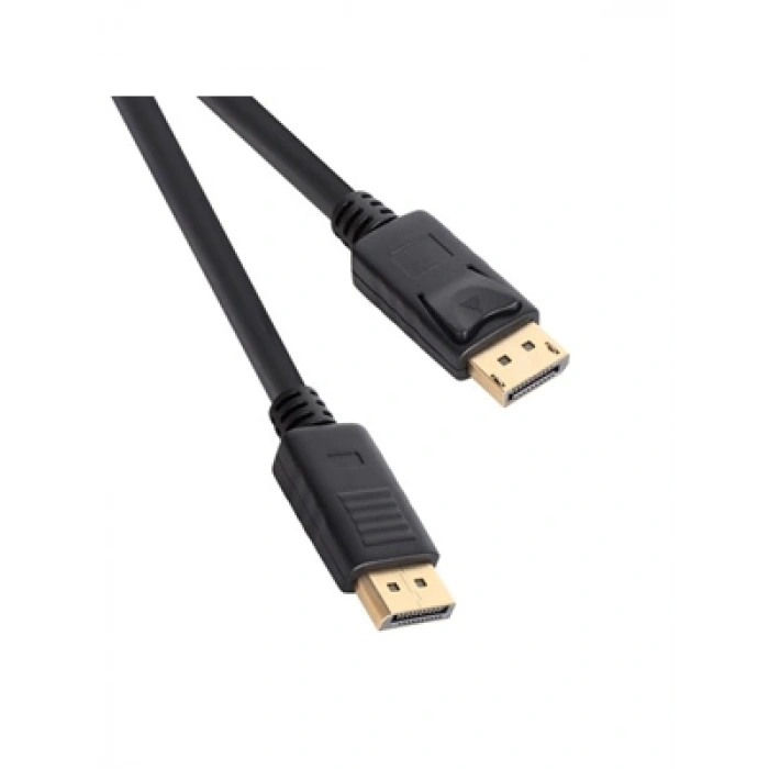 3E Grup - Vcom Cg631-1.8 Display Port To Display Port 1.2v 1.8 Metre Siyah Kablo