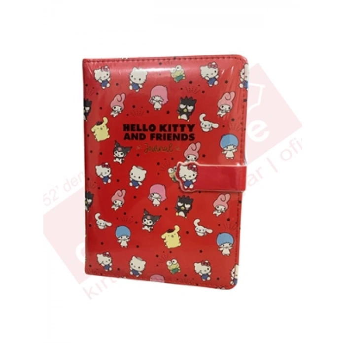 3E Grup - Victorias Journals 13x18 Hello Kitty And Friends Çizgili Mık.günlük 224 Sayfa 525-2028