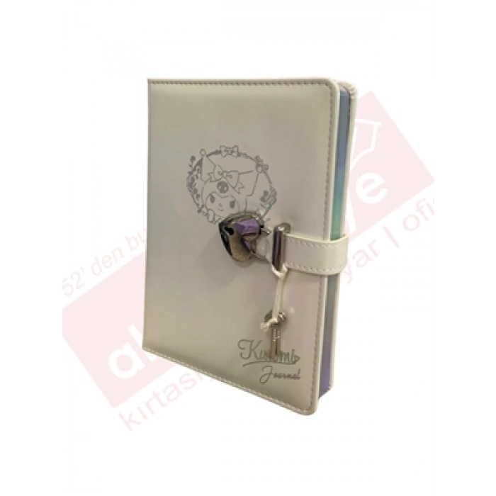 3E Grup - Victorias Journals 13x18 Kuromi Hush Hush Kilitli Çiz.defter Kutulu 160 Yp 525-1928