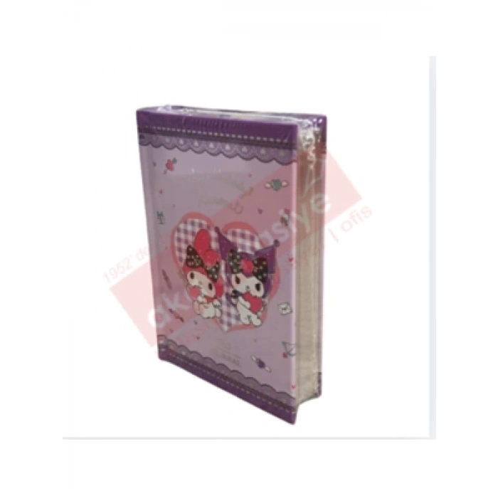 3E Grup - Victorias Journals A7 My Melody ve Kuromi Çizgili Günlük 368 Sayfa 525-1987