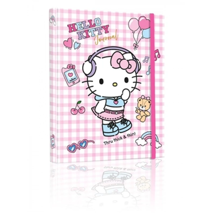 3E Grup - Victorias Journals Hello Kitty 16.5x23.5 Sert Kap.gizlispiralli Planlayıcı Günlük 524-1816