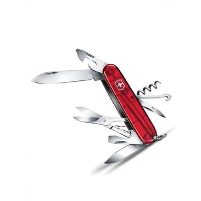 3E Grup - Victorinox Çakı Climber Kırmızı Şeffaf 1.3703.t