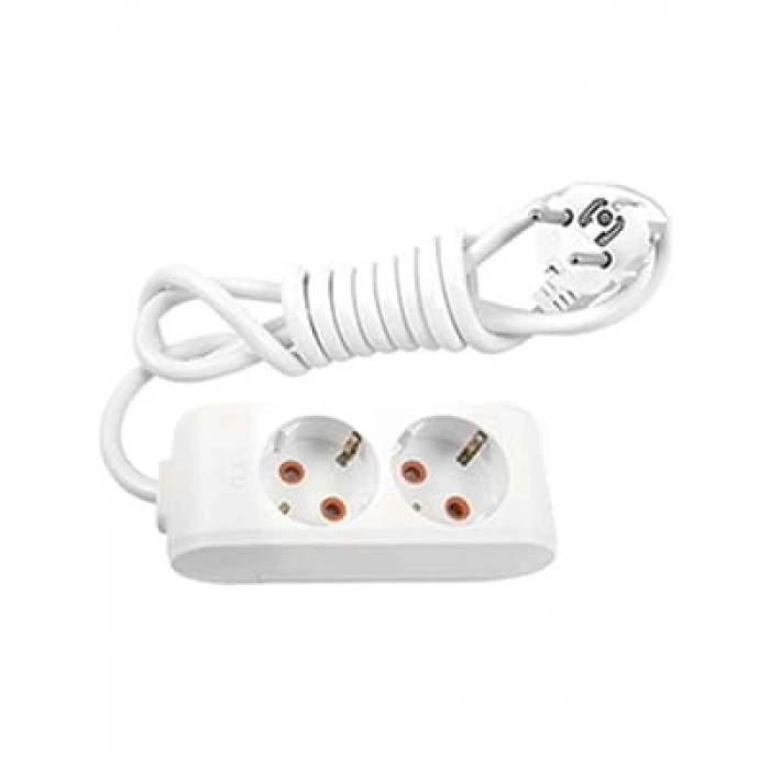 3E Grup - Viko 90113203 Multı-let 2 Li 3 Metre Topraklı Grup Priz