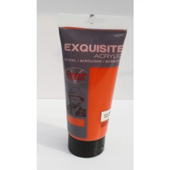 3E Grup - Vıncent Exquısıte 75 Ml Akrilik Boya Orange 312
