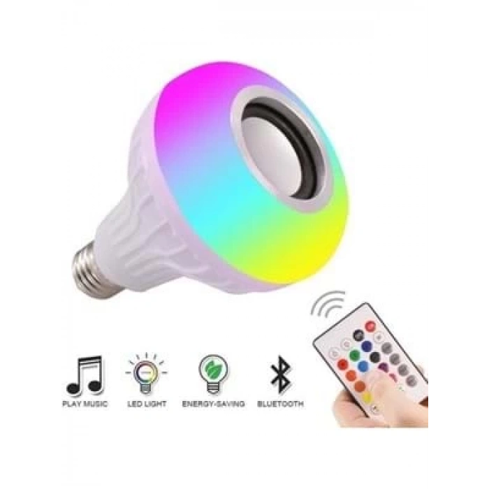 3E Grup - Wınnboss Wn-1156 Rbg Bluetooth Hoparlörlü Müzik Çalar Led Ampul