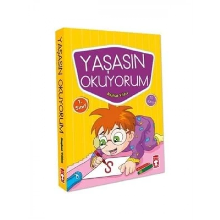 3E Grup - Yaşasın Okuyorum 10 Kitap (1. Sınıflar İçin) - Timaş Yayınları