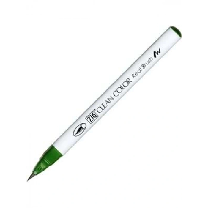 3E Grup - Zig 6000at Clean Color Real Brush Callıgraphy Kalemi 044 Deep Green