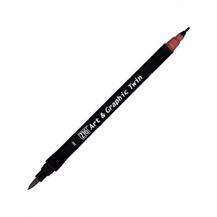 3E Grup - Zig Art Tut-80 Graphic Boyama Kalemi 260 Deep Red