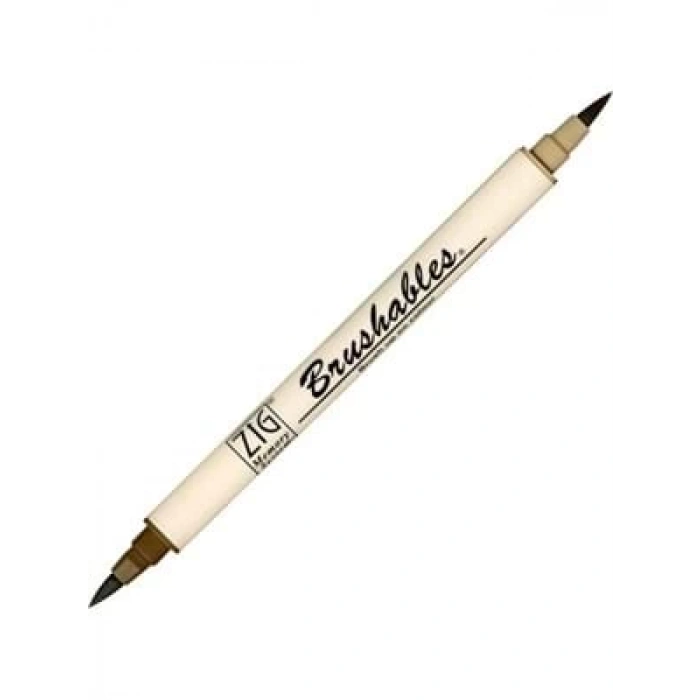 3E Grup - Zig Ms-7700 Brushables Çift Uçlu Grafik (boyama)kalemi 065 Root Beer Float