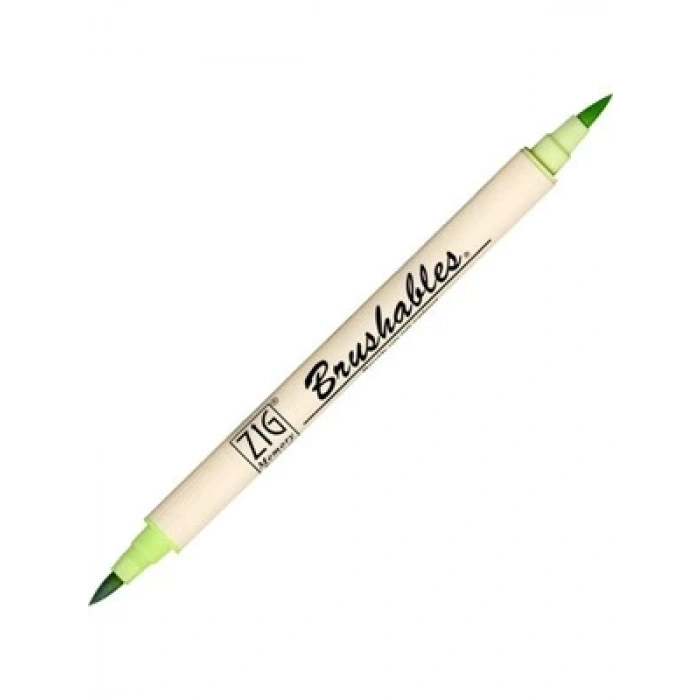 3E Grup - Zig Ms-7700 Brushables Çift Uçlu Grafik (boyama)kalemi 402 Kıwı