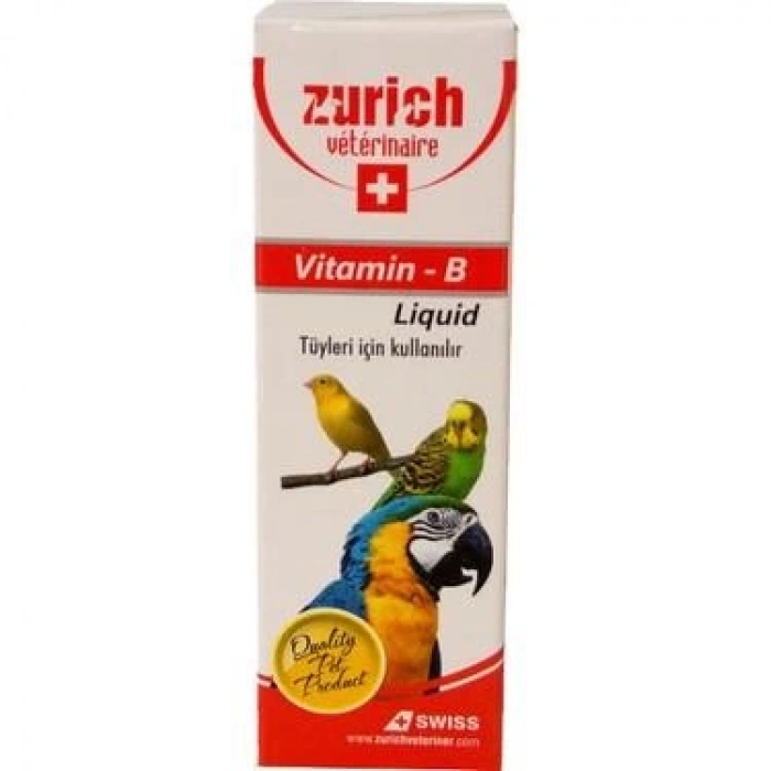 3E Grup - Zurich Kuşlar için B Vitamini 30 ml