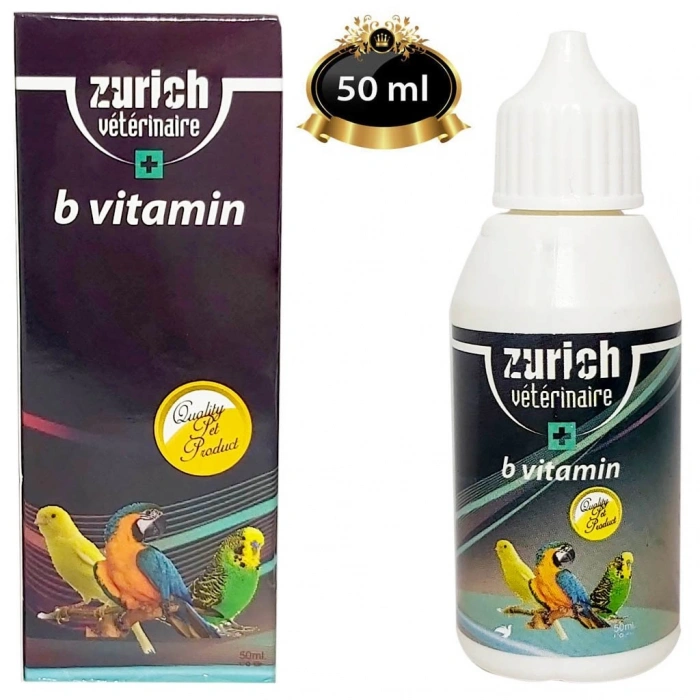 3E Grup - Zurich Kuşlar İçin B vitamini 50 ml