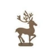 3E Grup - Aka Ahşap 13x20x4 Dekoratif Obje Geyik Do29
