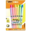 3E Grup - Bic Highlighter Grip Collection Fosforlu Kalem 12 Renk 992562