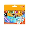 3E Grup - Bic Plastidecor Üçgen Pastel Boya 12 Li