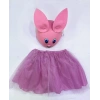 Çocuk Gösteri Kostümü Pembe Tavşan