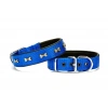 3E Grup - Doggie Kemik Metal Süslü Köpek Tasması 3*55 cm Medium Mavi