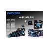 3E Grup - Evercool Jt825b 80x80x25 Mm Kasa Fanı