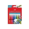 3E Grup - Faber Castell Comfort Fırça Uçlu Keçeli Kalem ( Marker) 12 Renk 5062000010