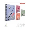 3E Grup - Gıpta Paw A4 Pp Kapak Spiralli Defter Kareli 80 Yp 7072