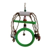 3E Grup - Halkalı İpli Boncuklu Kuş Oyuncağı 10 / 20 cm